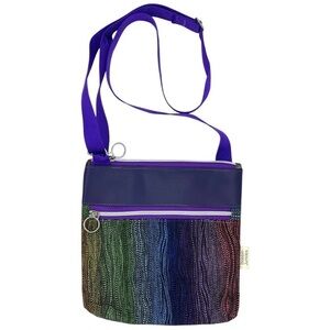 Bobbin Junkies Rainbow Crossbody Bag